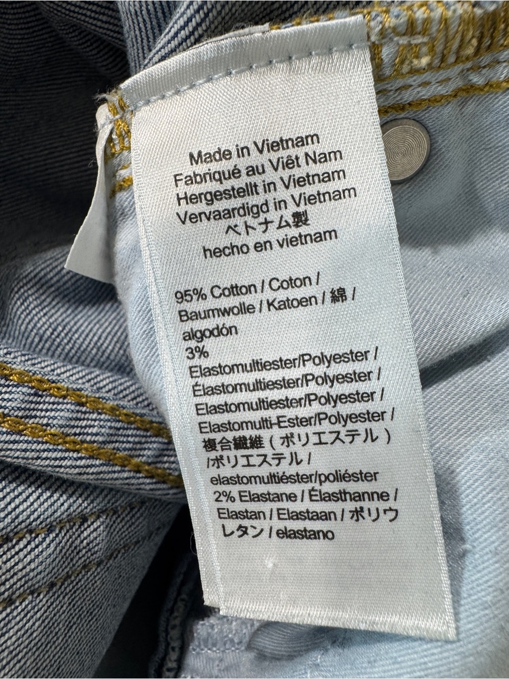 WJ10 {J. Crew} 10" Toothpick Saybrook Blue Wash Skinny Denim Jeans - Picture 5 of 7
